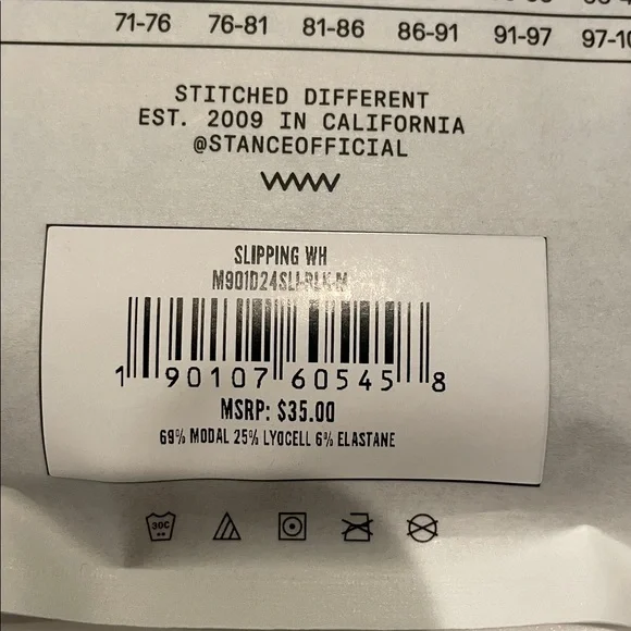 NWT Stance Mens Butterblend Wholester Pouch Black Boxer Briefs, Size Medium - Picture 6 of 6